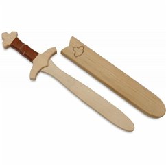 Cover BestSaller 1021 - Dolch-Set König Edward mit Holzhülle, 40cm, Holz-Dolch, Griff mit brauner Kunststoffwickelung