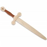 BestSaller 1012 - Templer-Schwert, Birke, 63cm, Holz-Schwert, Griff mit brauner Kunstlederwickelung BestSaller 1012 - Templer-Schwert, Birke, 63cm, Holz-Schwert, Griff mit brauner Kunstlederwickelung