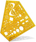 ARISTO Schablone Schulwinkel Elektro Format 155 x 155 mm, Tuschenoppen ARISTO Schablone Schulwinkel Elektro Format 155 x 155 mm, Tuschenoppen