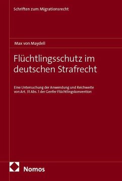 Flüchtlingsschutz im deutschen Strafrecht Cover Flüchtlingsschutz im deutschen Strafrecht