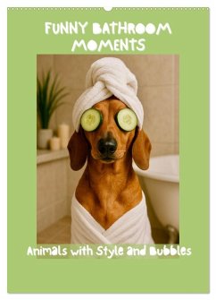Funny Bathroom Moments - Animals with Style and Bubbles (Wall Calendar 2026 DIN A2 portrait), CALVENDO 12 Month Wall Calendar Funny Bathroom Moments - Animals with Style and Bubbles (Wall Calendar 2026 DIN A2 portrait), CALVENDO 12 Month Wall Calendar