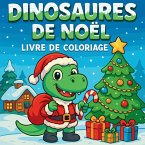 Dinosaures de Noël - Livre de coloriage