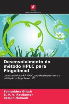 Cover Desenvolvimento do método HPLC para Fingolimod