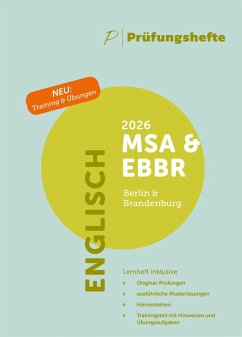 Cover Prüfungsheft & Training - 2026 Englisch MSA und eBBR - Berlin und Brandenburg - Original-Prüfungen und Lösungen