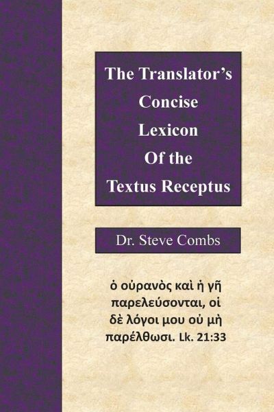 The Translator's Concise Lexicon of the Textus Receptus
