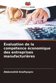 Cover Évaluation de la compétence économique des entreprises manufacturières