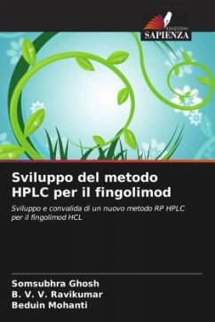 Cover Sviluppo del metodo HPLC per il fingolimod