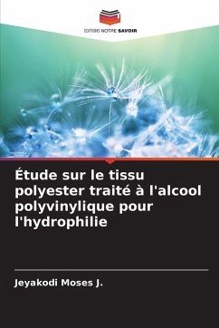 Cover Étude sur le tissu polyester traité à l'alcool polyvinylique pour l'hydrophilie