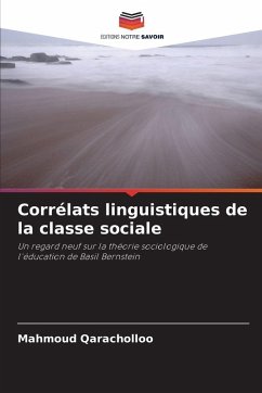Cover Corrélats linguistiques de la classe sociale