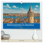 Sehenswertes in Istanbul - Die Sprache der Farben (hochwertiger Premium Wandkalender 2026 DIN A2 quer), Kunstdruck in Hochglanz