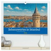 Sehenswertes in Istanbul - Die Sprache der Farben (hochwertiger Premium Wandkalender 2026 DIN A2 quer), Kunstdruck in Hochglanz