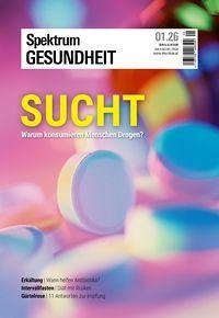 Cover Spektrum Gesundheit 1/2026 - Sucht
