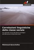 Correlazioni linguistiche della classe sociale