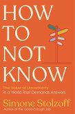 How to Not Know (eBook, ePUB)