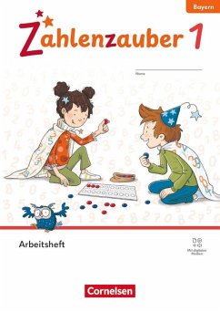 Cover Zahlenzauber 1. Jahrgangsstufe - Mathematik für Grundschulen - Ausgabe Bayern 2026 - Arbeitsheft - Mit Ziffernschreibkurs-Heft und digitalen Medien