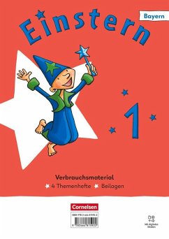 Cover Einstern Mathematik 1. Jahrgangsstufe - Bayern 2026 - Themenhefte 1-4 und Kartonbeilagen im Paket - Verbrauchsmaterial