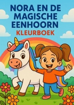 Cover Nora en de magische eenhoorn kleurboek