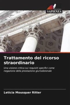 Cover Trattamento del ricorso straordinario