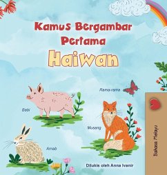 Cover First Picture Dictionary - Animals (Malay Children's Book)