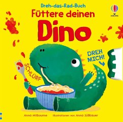 Cover Dreh-das-Rad-Buch: Füttere deinen Dino