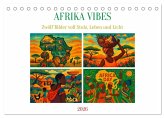 AFRIKA VIBES - Zwölf Bilder voll Stolz, Leben und Licht (Tischkalender 2026 DIN A5 quer), CALVENDO Monatskalender