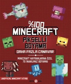 100 Minecraft Pikselli Boyama - Daha Fazla Canavar - Kolektif