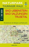 Wanderkarte Bad Liebenstein, Bad Salzungen, Trusetal Wanderkarte Bad Liebenstein, Bad Salzungen, Trusetal