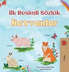 First Picture Dictionary - Animals (Turkish Children's Book)