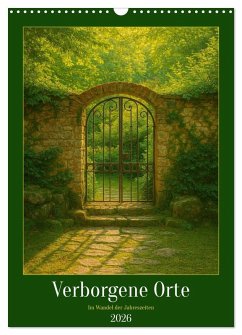 Cover Verborgene Orte im Wandel der Jahreszeiten (Wandkalender 2026 DIN A3 hoch), CALVENDO Monatskalender