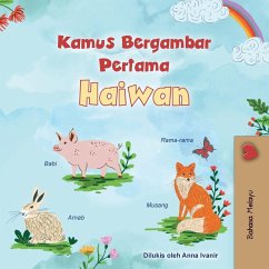 Cover First Picture Dictionary - Animals (Malay Children's Book)