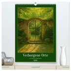 Verborgene Orte im Wandel der Jahreszeiten (hochwertiger Premium Wandkalender 2026 DIN A2 hoch), Kunstdruck in Hochglanz