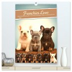 Frenchies Love - Kleine Schnuten ganz groß - Französische Bulldoggen Welpen unwiderstehlich süß (hochwertiger Premium Wandkalender 2026 DIN A2 hoch), Kunstdruck in Hochglanz