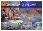 Das blau-violette Jahr (Wandkalender 2026 DIN A2 quer), CALVENDO Monatskalender