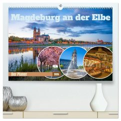 Magdeburg an der Elbe - Der Planer (hochwertiger Premium Wandkalender 2026 DIN A2 quer), Kunstdruck in Hochglanz Cover Magdeburg an der Elbe - Der Planer (hochwertiger Premium Wandkalender 2026 DIN A2 quer), Kunstdruck in Hochglanz