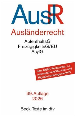 Ausländerrecht. AuslR Cover Ausländerrecht. AuslR