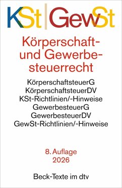 Körperschaftsteuerrecht / Gewerbesteuerrecht Cover Körperschaftsteuerrecht / Gewerbesteuerrecht
