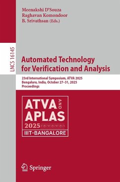 Automated Technology for Verification and Analysis (eBook, PDF)