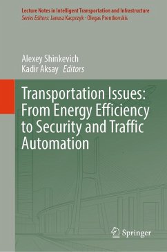 Cover Transportation Issues: From Energy Efficiency to Security and Traffic Automation (eBook, PDF)