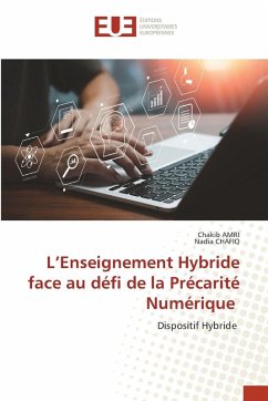 Cover L'Enseignement Hybride face au défi de la Précarité Numérique