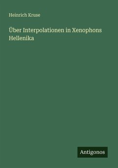 Cover Über Interpolationen in Xenophons Hellenika
