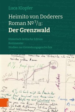 Cover Heimito von Doderers Roman No 7/II: Der Grenzwald