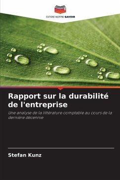 Cover Rapport sur la durabilité de l'entreprise