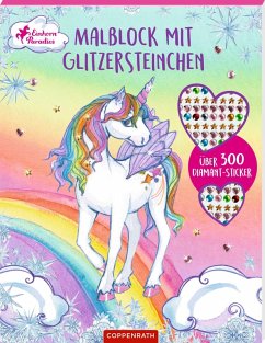 Cover Malblock mit Glitzersteinchen