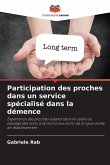 Participation des proches dans un service spécialisé dans la démence