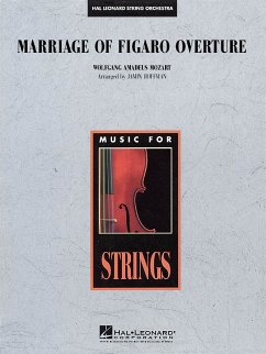 Cover Wolfgang Amadeus Mozart, Marriage of Figaro Overture Streichorchester Partitur + Stimmen