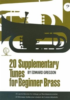 Cover Edward Gregson, 20 Supplementary Tunes For Beginner Brass Posaune Buch