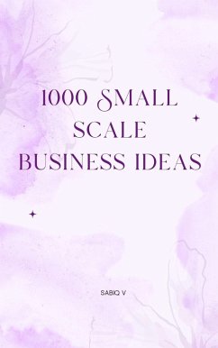 Cover 1000 Small scale business ideas (eBook, ePUB)