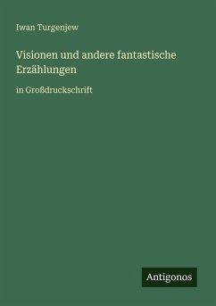 Cover Visionen und andere fantastische Erzählungen