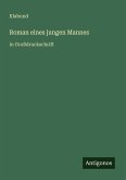 Roman eines jungen Mannes