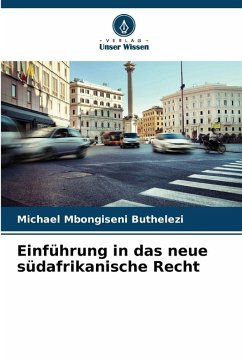 Cover Einführung in das neue südafrikanische Recht